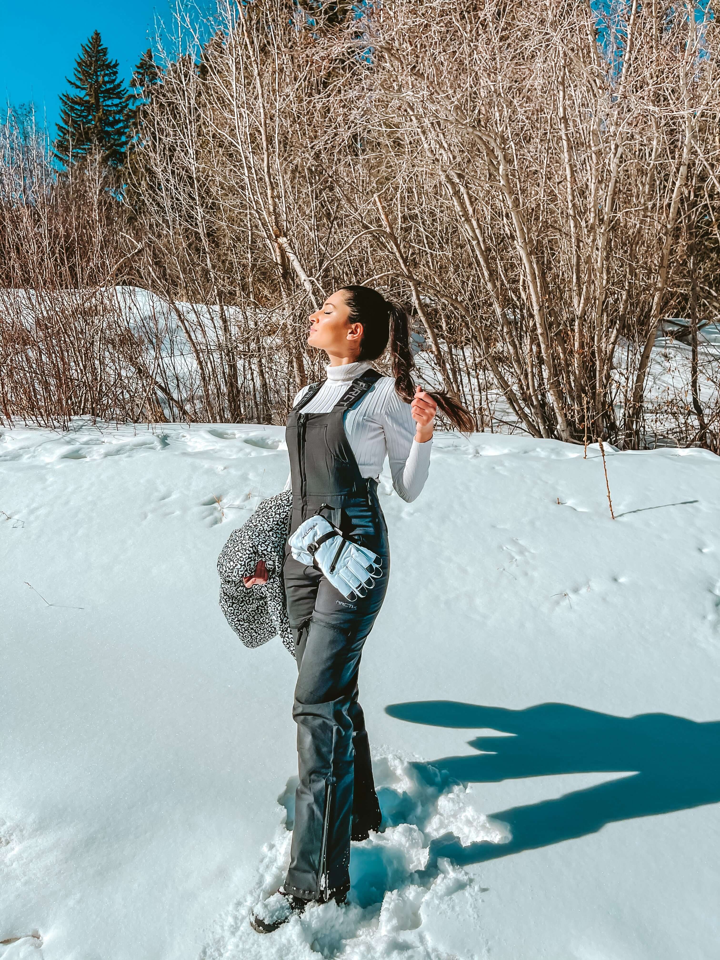Snow Country Outerwear Women's Plus Size Ski Snow Bibs - High