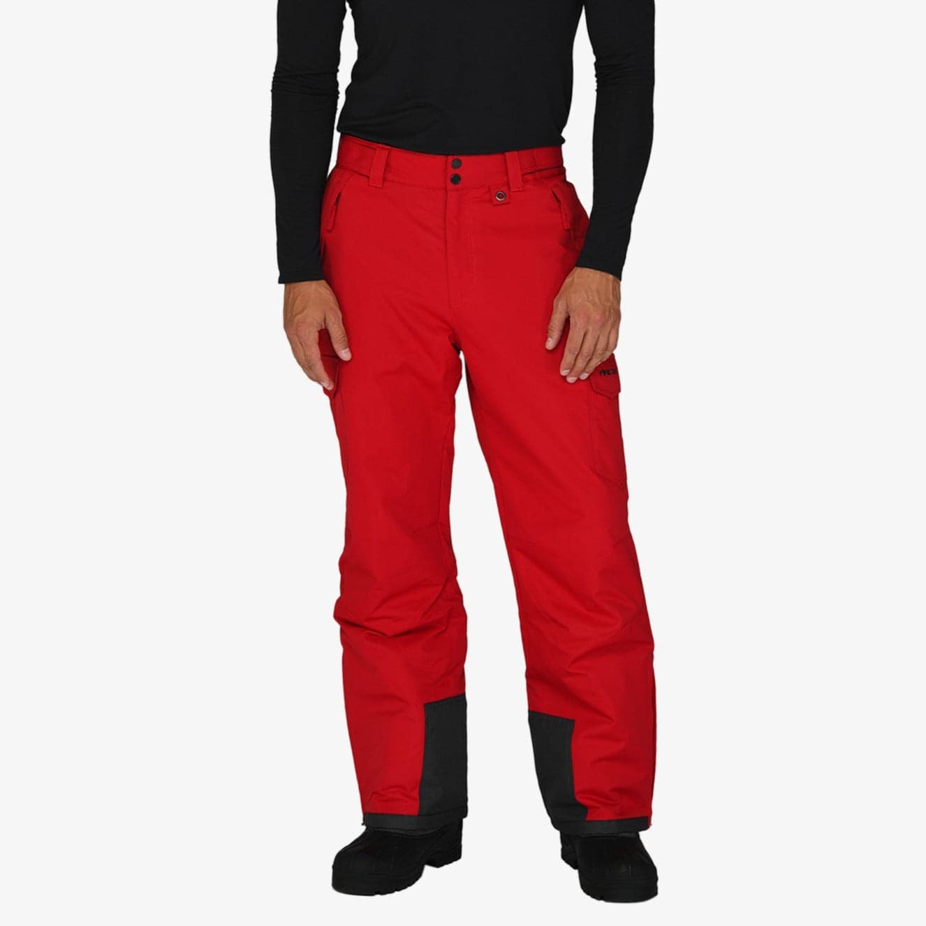 GetUSCart- Arctix Men's Snow Sports Cargo Pants, Black/Charcoal