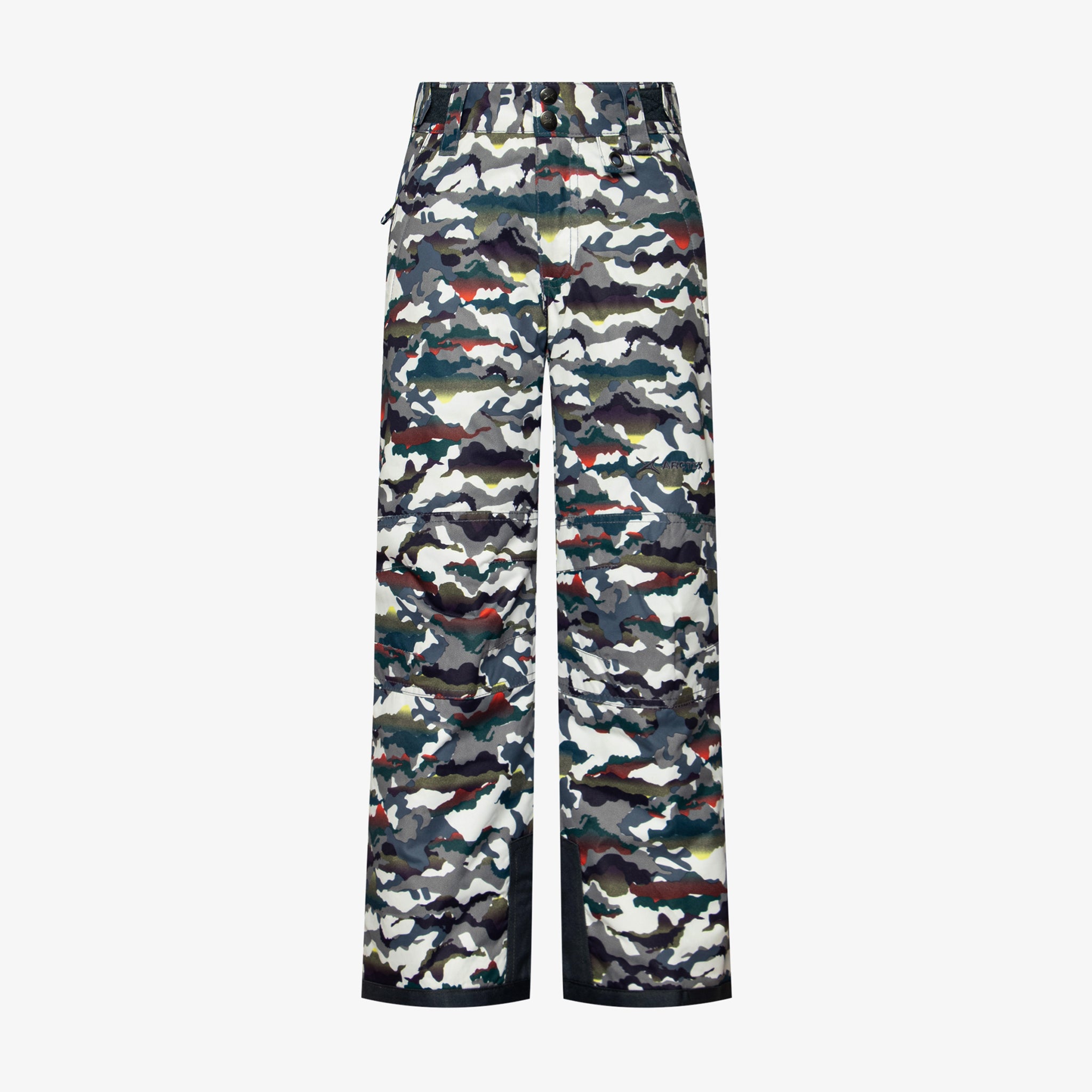 Kids Camo Snow Pants with Reinforced Knees and Seat – Arctix