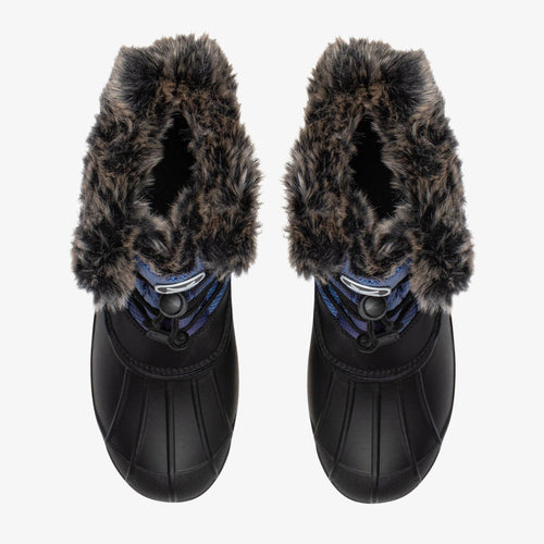 Navy blue womens winter boots best sale