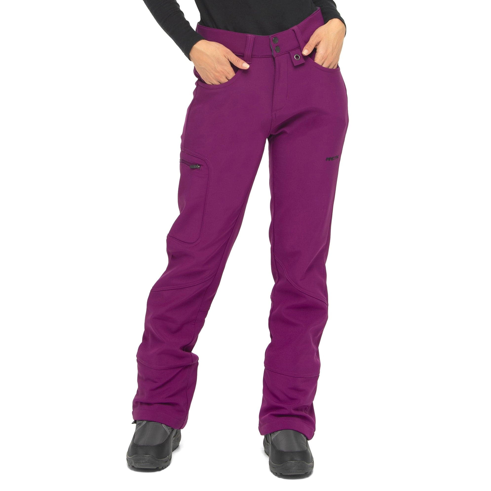Arctix Women's Lumi Fleece-Lined Cargo Snow Pants - Waterproof Winter Outdoor Pants