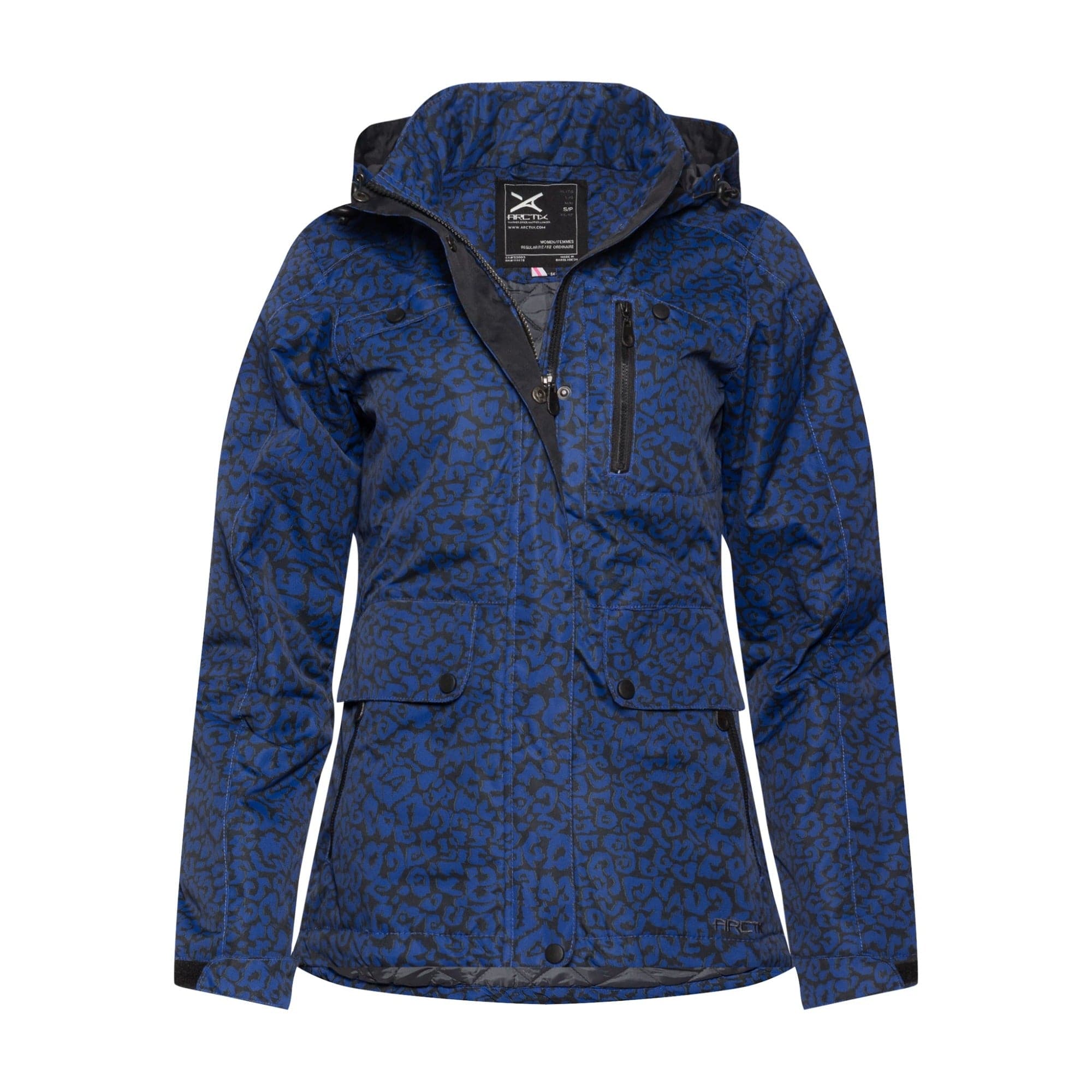 Women's Daybreak Insulated Jacket-Leopard Royal Blue
