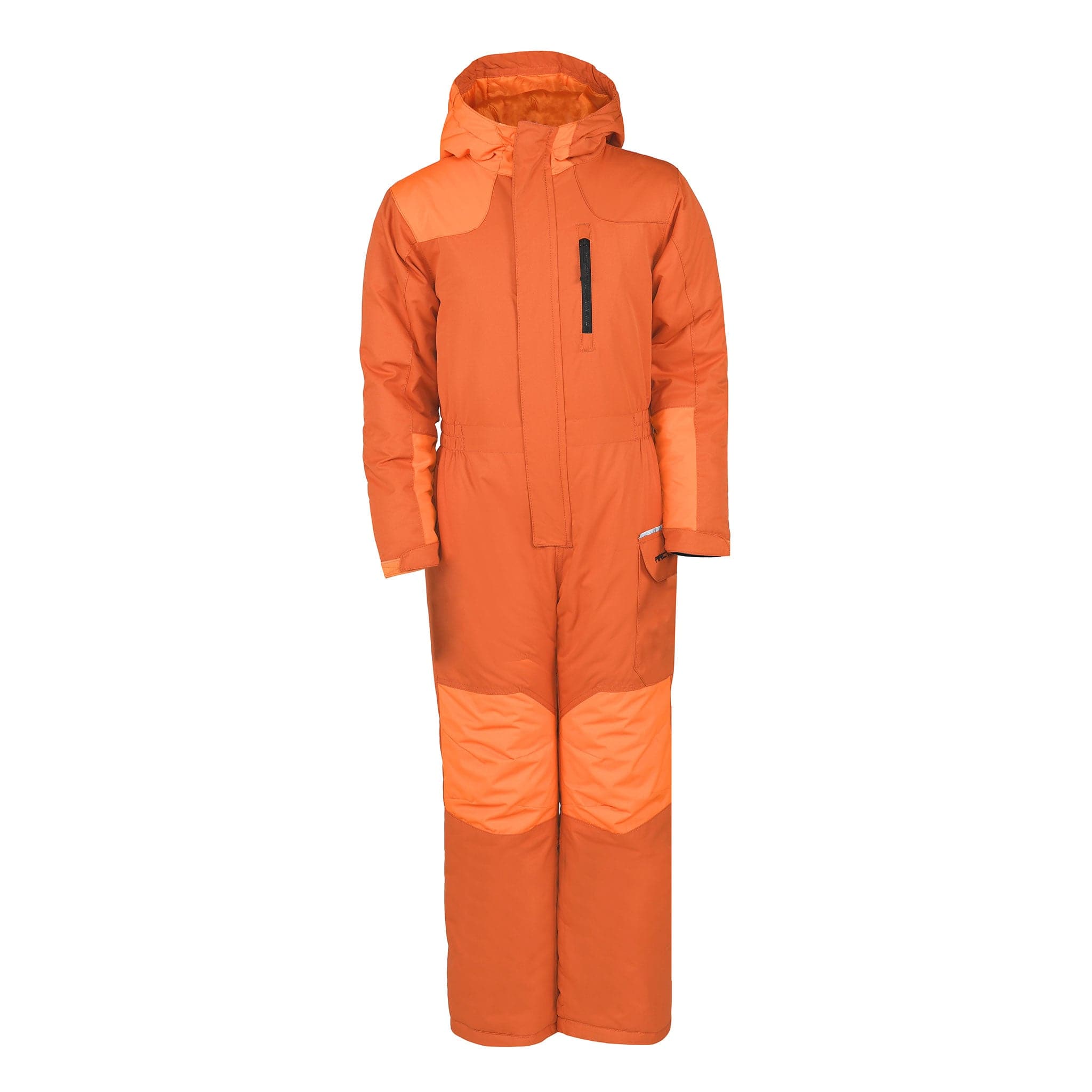 Kids Dancing Bear Insulated Snowsuit Coveralls-Burnt Ginger