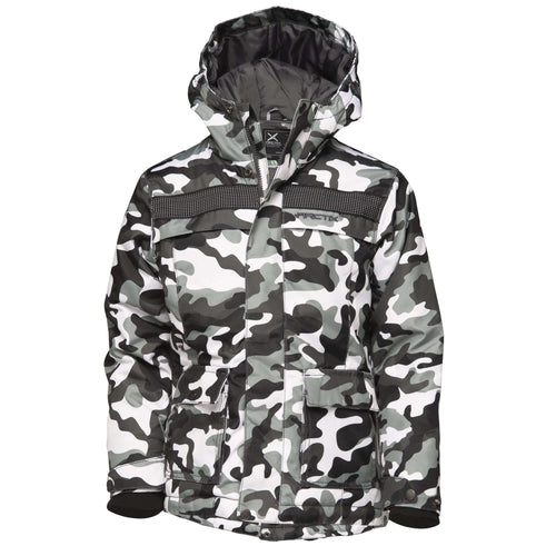 Gift for Him Camo Jacket Reflective Man Rain Coat Military 