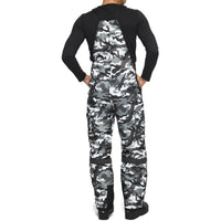Men's Camo Overalls Tundra Bib With Added Reflective Visibility